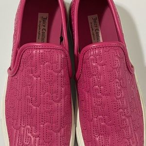 Pink juicy slip on shoes